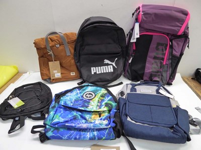 Lot 3870 - Selection of backpacks including Arena, Puma,...