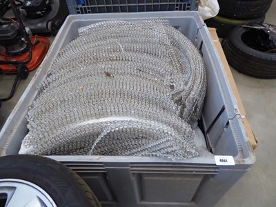 Lot 4061 - Pallet of decorative chandelier type hangings,...