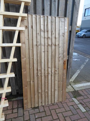 Lot 4178 - Timber braced garden gate, approx 0.9m wide, 1....