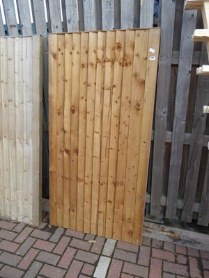 Lot 4179 - Timber braced garden gate, approx, 0.9m wide,...
