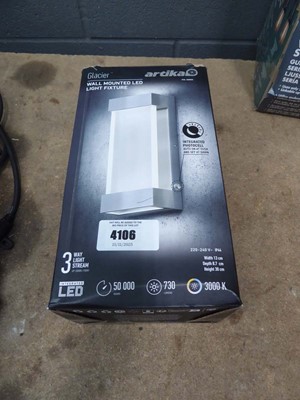 Lot 4106 - Artika Glacier wall mounted LED light fixture