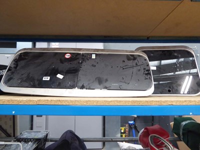 Lot 4210 - Domitic trough-sink glass combination unit and...