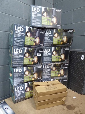 Lot 4107 - Nine boxes of Feit electric LED vintage string...