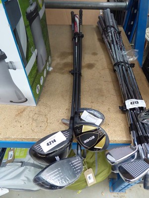 Lot 4214 - An assortment of golf clubs to include 2...
