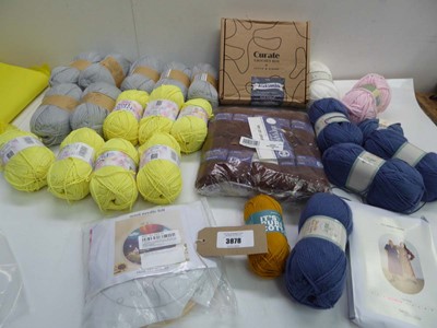 Lot 3878 - Crochet & felting kits, Sewing pattern and...