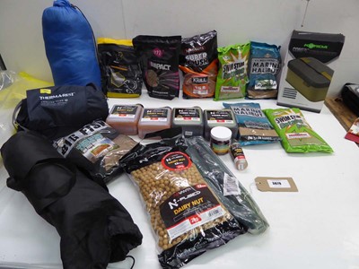 Lot 3879 - Fishing accessories including Ground bait,...