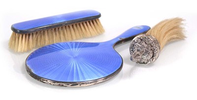 Lot 321 - A late Victorian silver handled brush,...