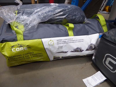 Lot 4227 - Core Equipment camping combo with ground sheet