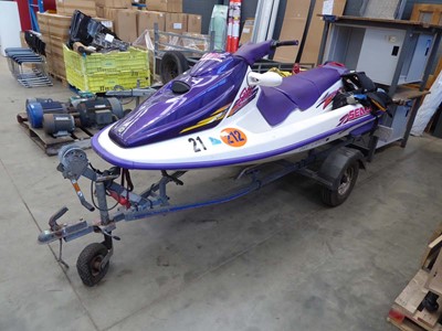 Lot 4252 - Sea.Doo GTS Bombardier jetski on Hallmark...
