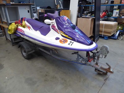 Lot 4252 - Sea.Doo GTS Bombardier jetski on Hallmark...