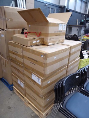 Lot 4262 - Pallet containing a large qty of wall mounted...