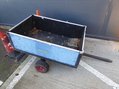 Lot 4151 - Single axel ATV box trailer