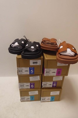 Lot 3443 - x6 pairs of Heritgae63 Pajar sandals