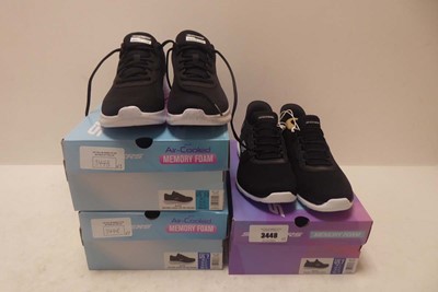 Lot 3448 - x3 Pairs of Sketchers