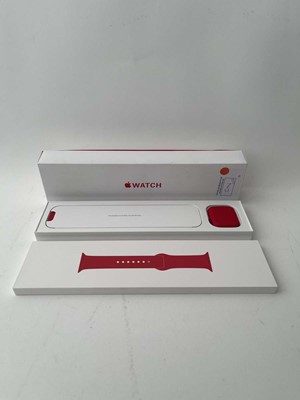Lot Apple Watch Series 8, 45mm, Red Aluminium, Red...