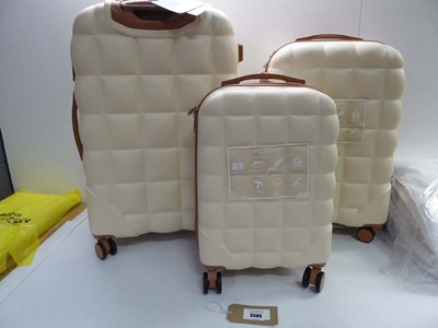 Lot 3505 - Set of 3 graduated Flight Knight hard shell...