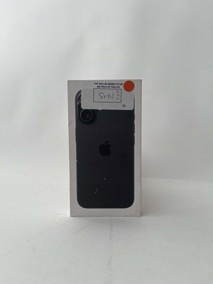 Lot Apple iPhone 16, 128GB, Black, model A3287, boxed