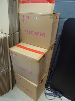 Lot 4289 - Five boxes containing a quantity of female pet...