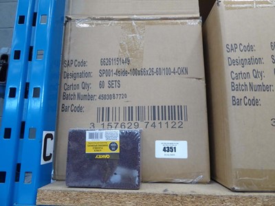 Lot 4354 - Oakey 4 pack Flexible sanding sponges, fine...