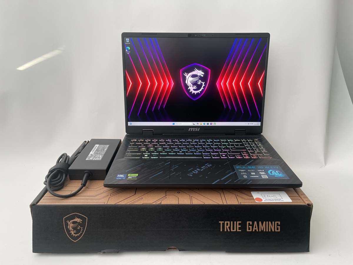 Lot MSI Pulse 16 AI C1VGKG 16" gaming laptop,...