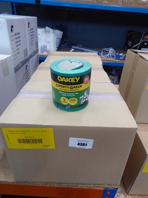 Lot 4361 - Oakey Liberty green roll 115 x 5m grit, 3...