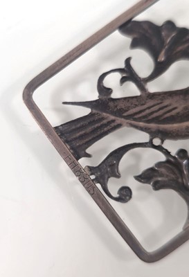 Lot 430 - F. Hansen, a Danish white metal openwork...