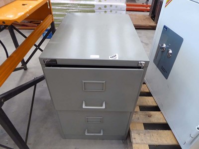 Lot 4332 - Harvey 2 drawer office filing cabinet