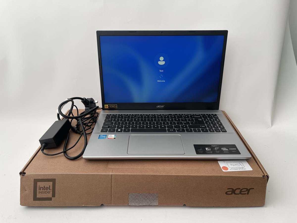 Lot Acer Aspire 3 A315-59-575V laptop, Intel Core...