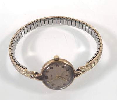 Lot 446 - A ladies yellow metal Cyma presentation watch...
