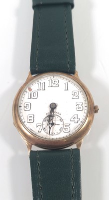 Lot 451 - A gentleman's 9ct gold cased Longines...