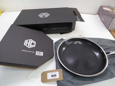 Lot 3525 - Hexclad 12" Hybrid pan with lid