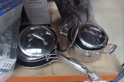 Lot 3023 - Approx. Henckels pots and pans