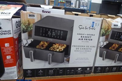 Lot 3025 - Dual basket air fryer