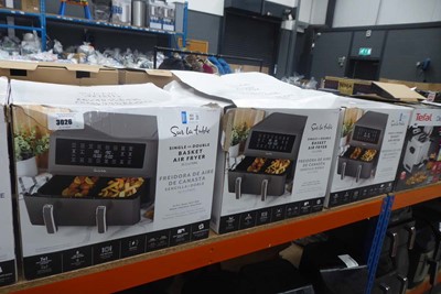 Lot 3026 - 3 Dual basket air fryers