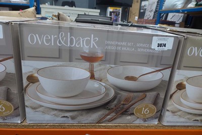 Lot 3074 - Over & Back dinnerware set