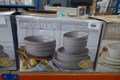 Lot 3076 - Over & Back dinnerware set