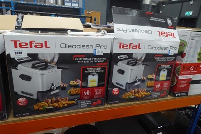 Lot 3028 - 2 Tefal Oleoclean Pro fryers