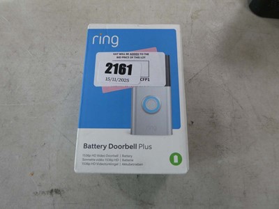 Lot 2161 - Ring battery doorbell +
