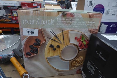 Lot 3100 - Over & Back lazy susan set