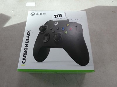 Lot 2175 - Boxed Xbox carbon black controller