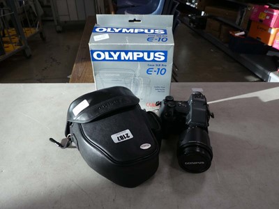 Lot 2187 - Olympus E10 camera with lens, case etc.