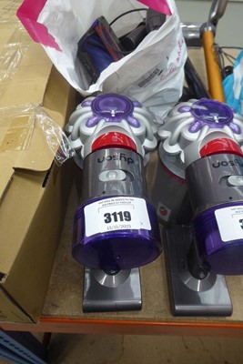 Lot 3119 - Handheld Dyson V8 with head, attachment and...