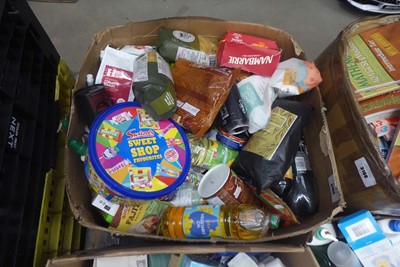 Lot 3165 - Large box of various food, drinks etc.