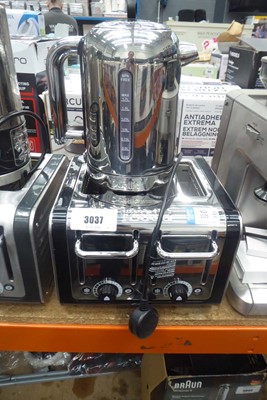 Lot 3037 - Dualit 4 slice toaster, plus kettle