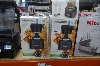 Lot 3041 - 4 Kenwood 2-in-1 choppers and grinders