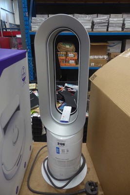 Lot 3136 - Dyson hot and cool jet focus AM09 fan with...
