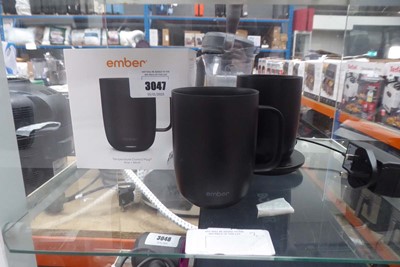 Lot 3047 - 2 Ember temperature controlled mugs