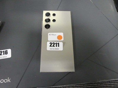 Lot 2211 - Samsung S24 Ultra mobile phone, model no....
