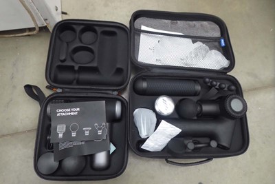 Lot 3049 - 2 handheld massage guns