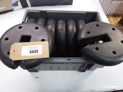 Lot 3532 - 8 Gazebo leg weights